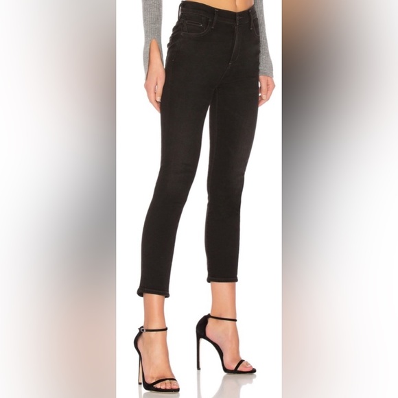 Citizens Of Humanity Rocket Crop High Rise Skinny Jeans Black 28 - Picture 1 of 13